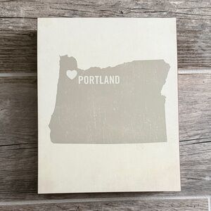 Portland Oregon State Art Print